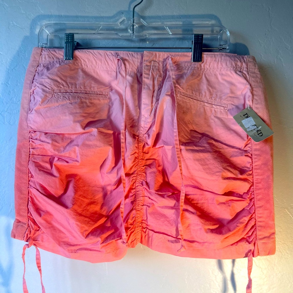 NWT Decoded Women's Ruffle/Cinched Skirt Sz 9 Jr Cotton